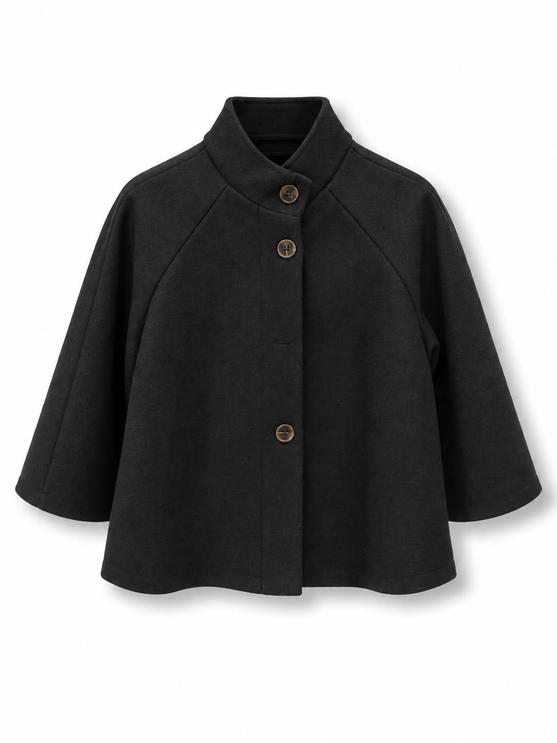 Cappotto mantella Nero