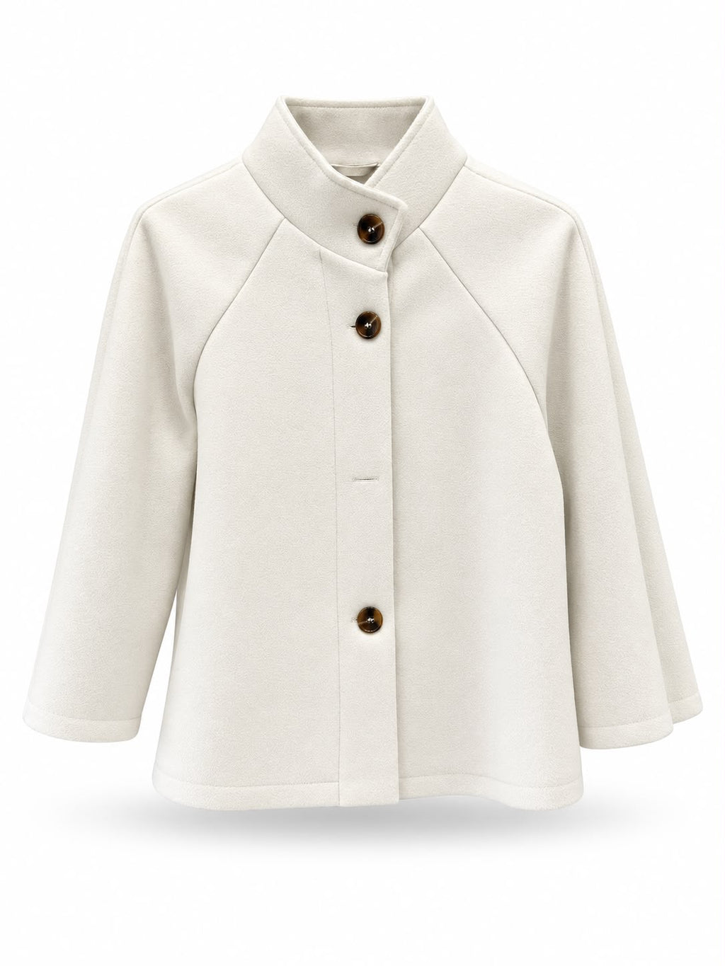 Cappotto mantella Panna