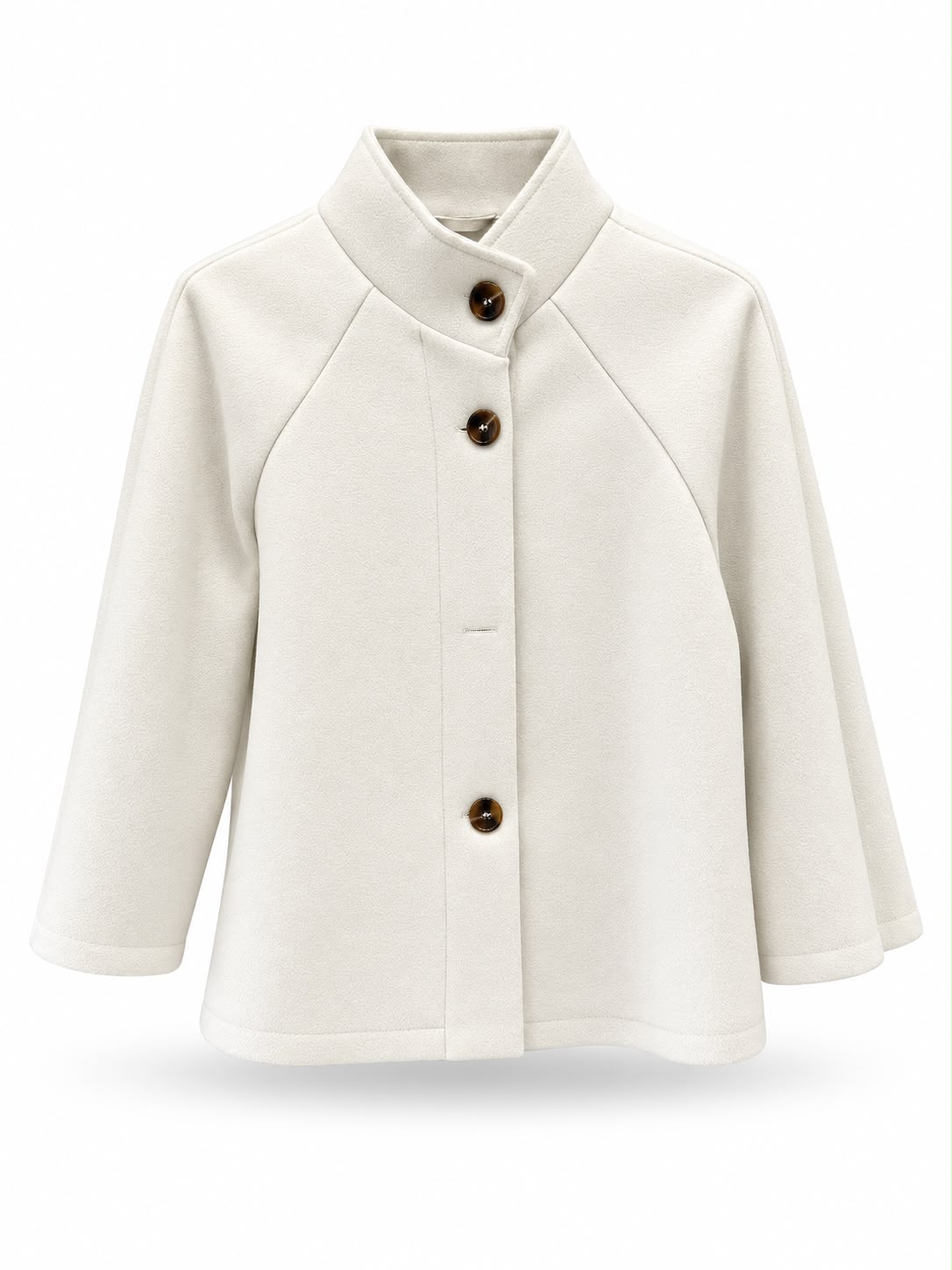 Cappotto mantella Panna