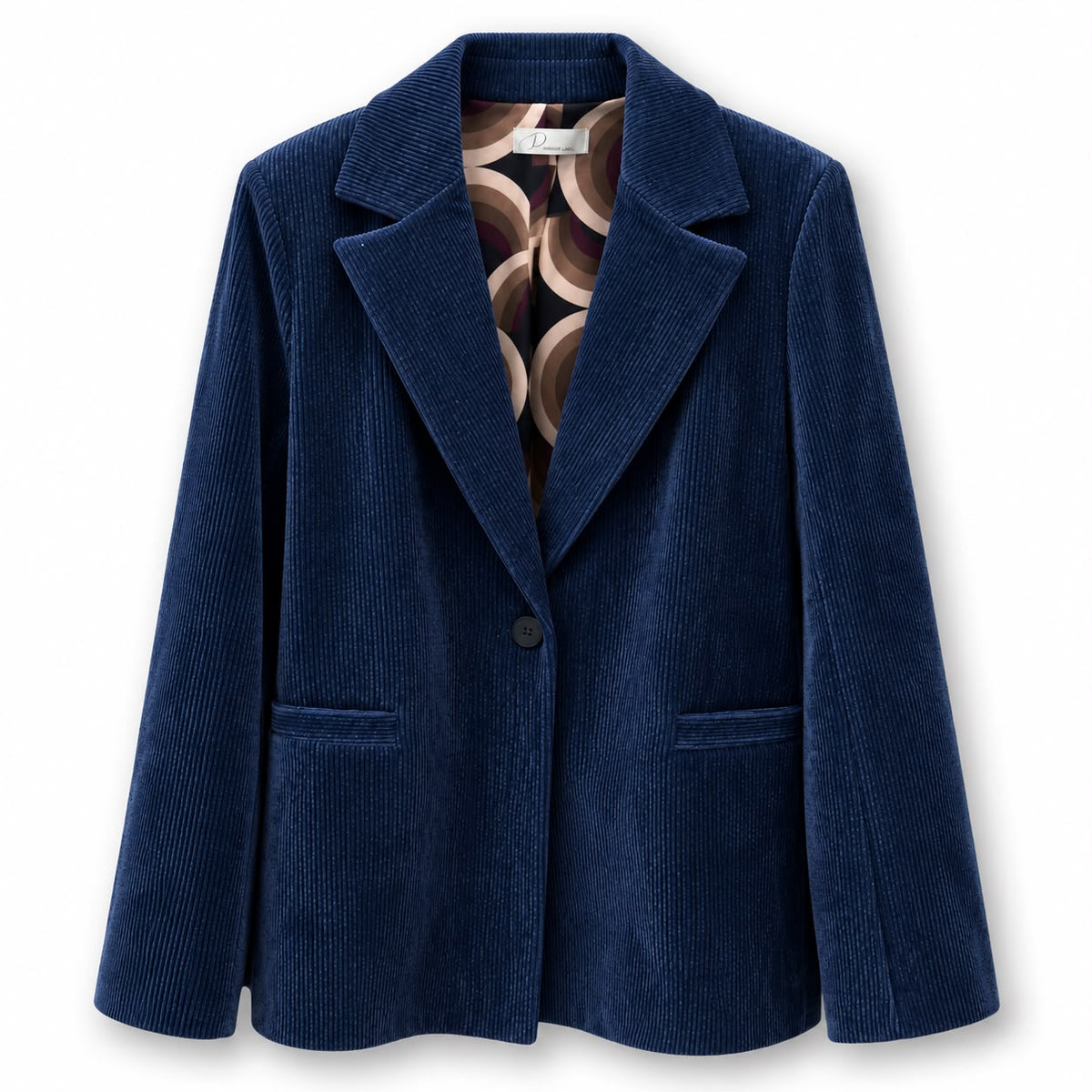 giacca completo velluto Blu