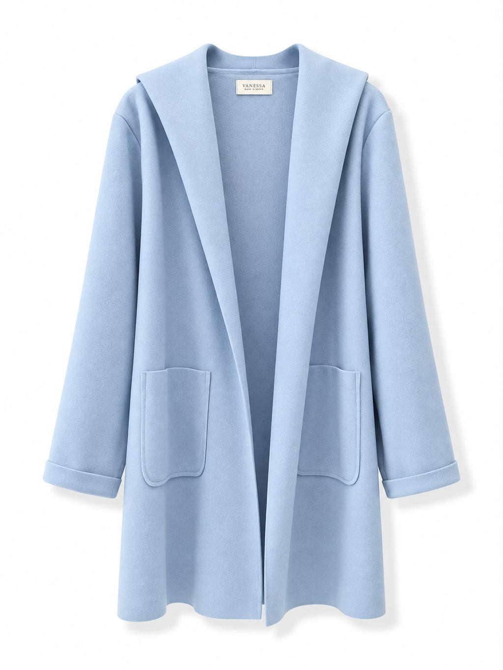 Cappotto con cappuccio Azzurro