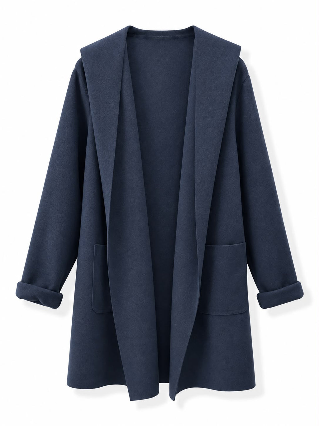 Cappotto con cappuccio Blu