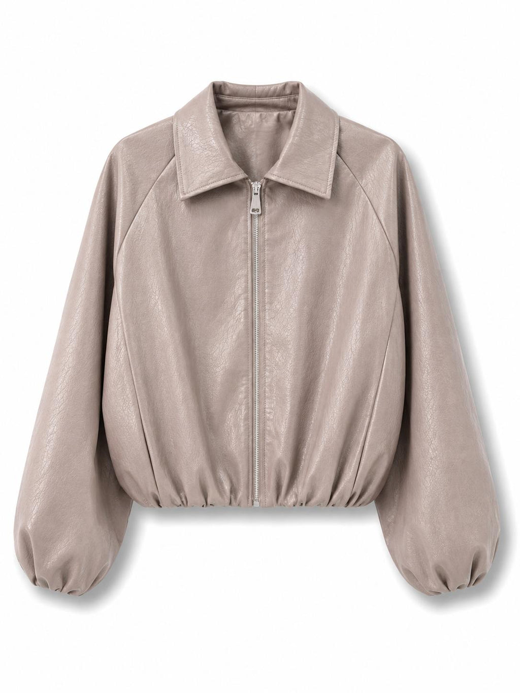 Bomber ecopelle Beige