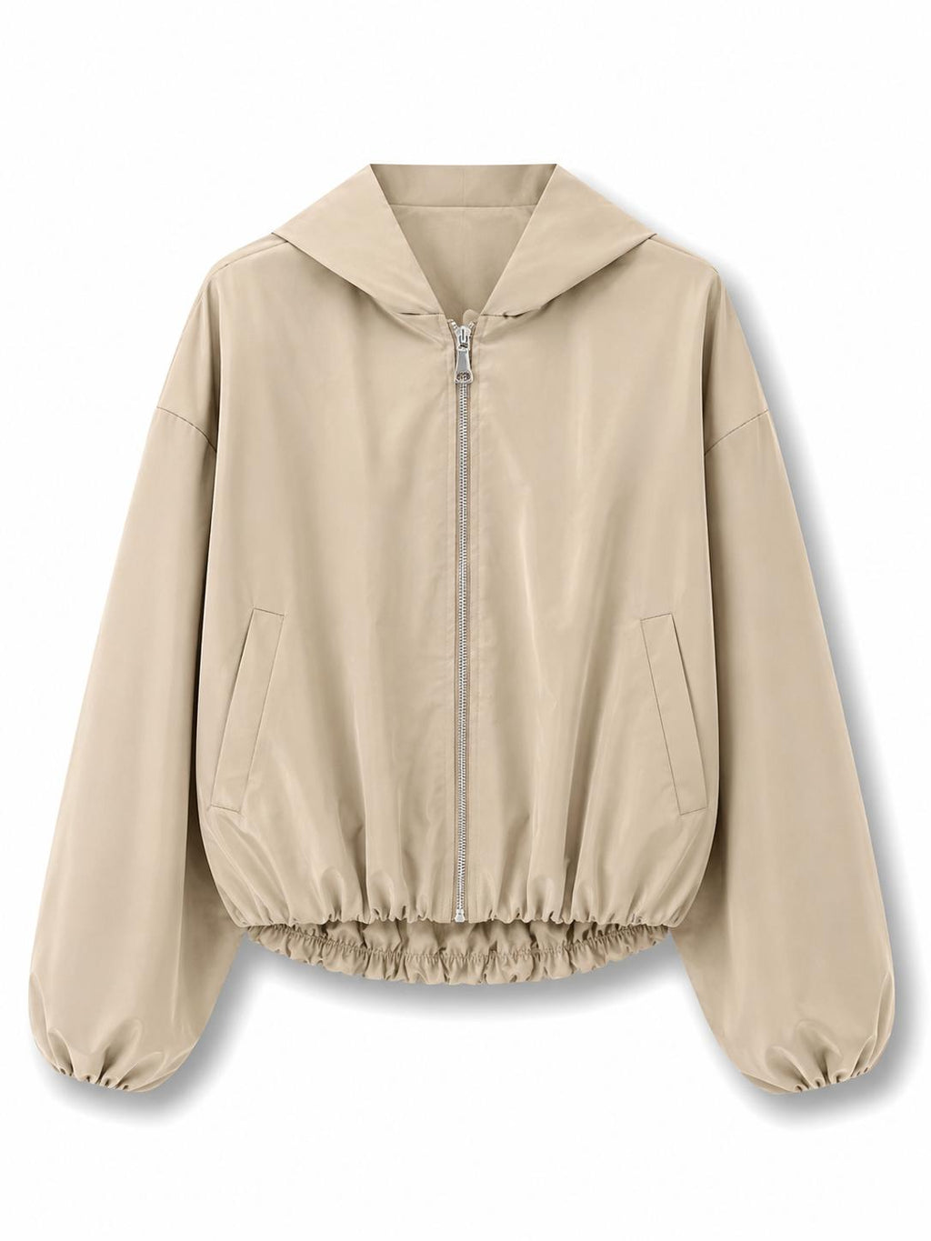 Bomber impermeabile Beige
