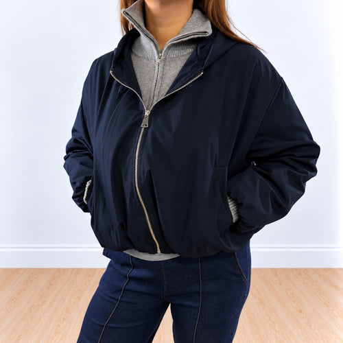Bomber impermeabile Blu