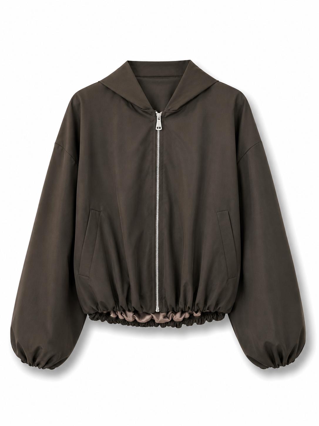 Bomber impermeabile Marrone
