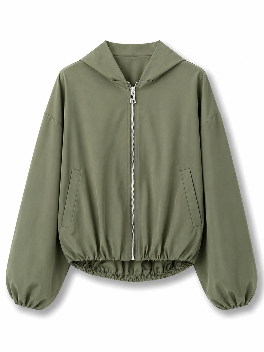 Bomber impermeabile Verde