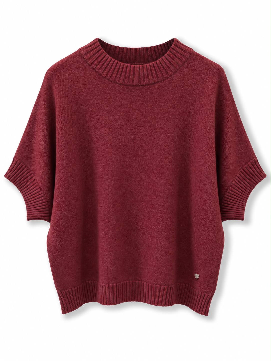 maglione manica corta Bordeaux
