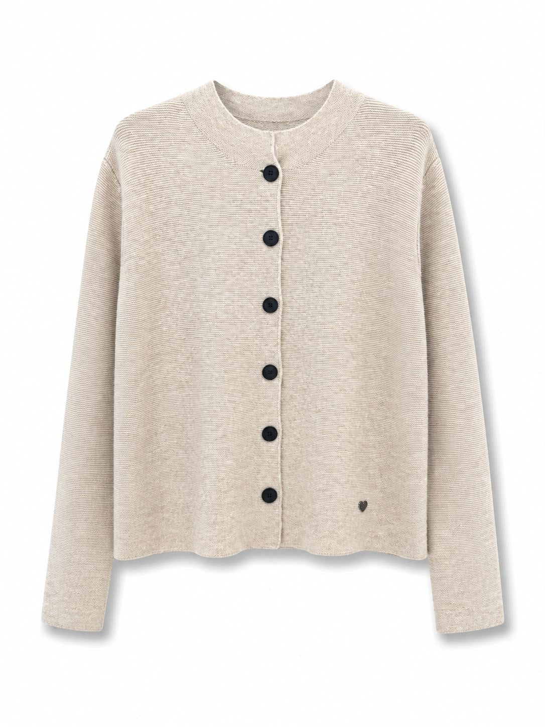 Cardigan lupetto Beige