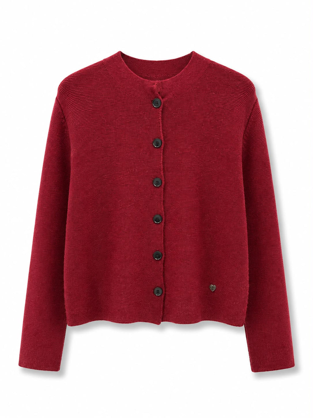 Cardigan lupetto Bordeaux