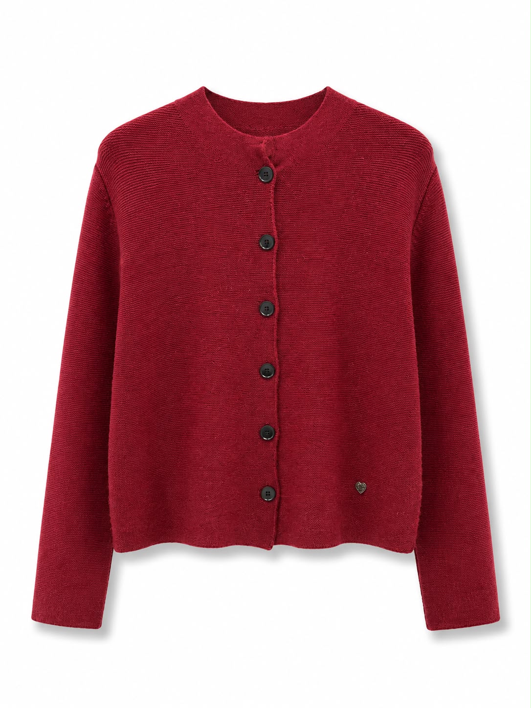 Cardigan lupetto Bordeaux