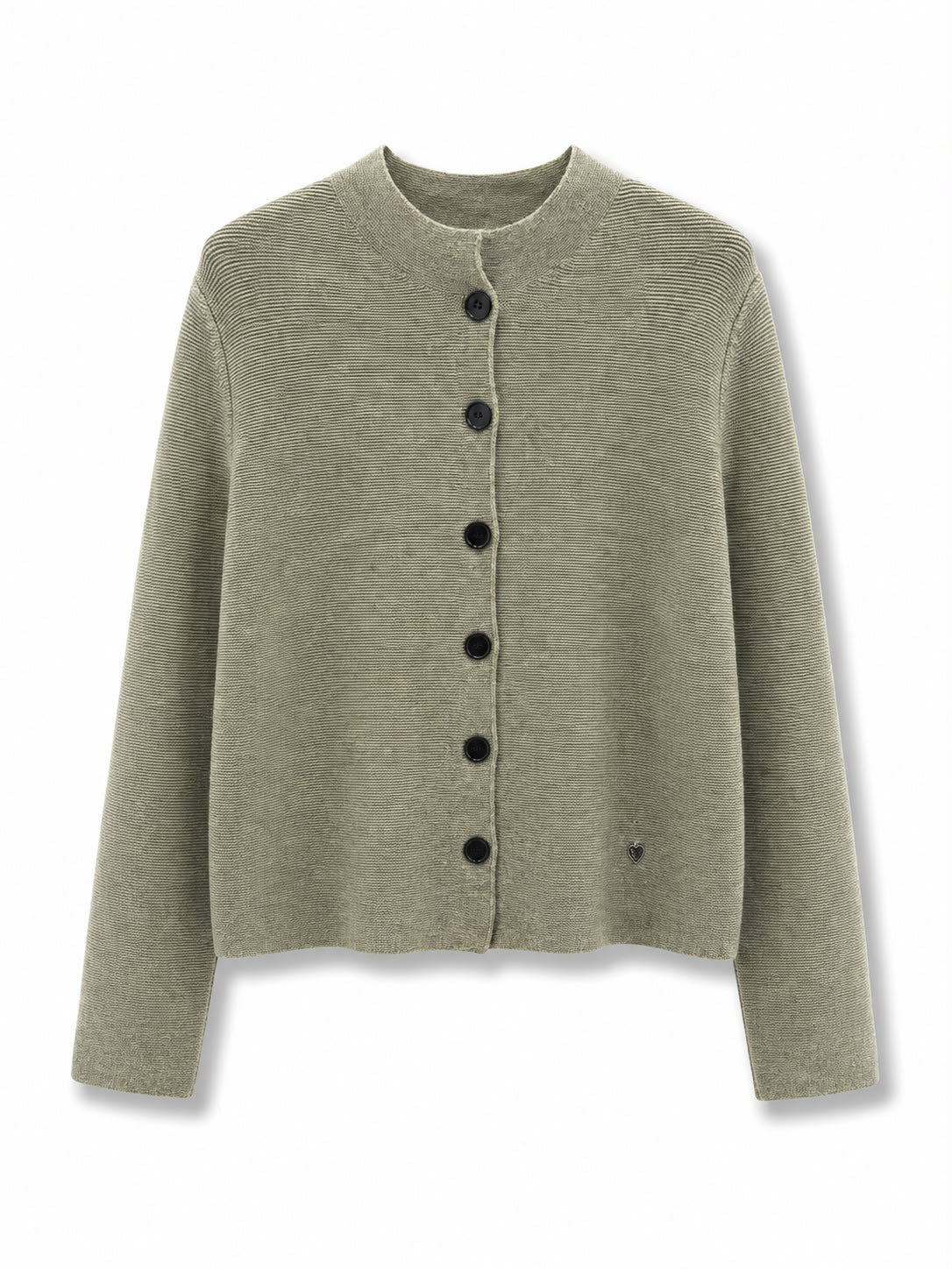 Cardigan lupetto Verde