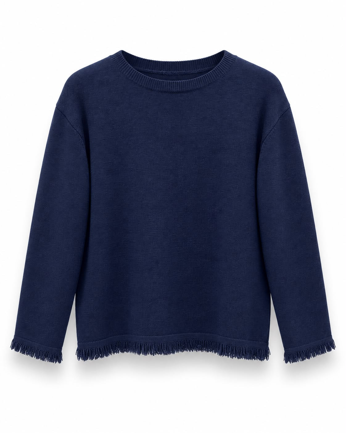 Maglia frange Blu