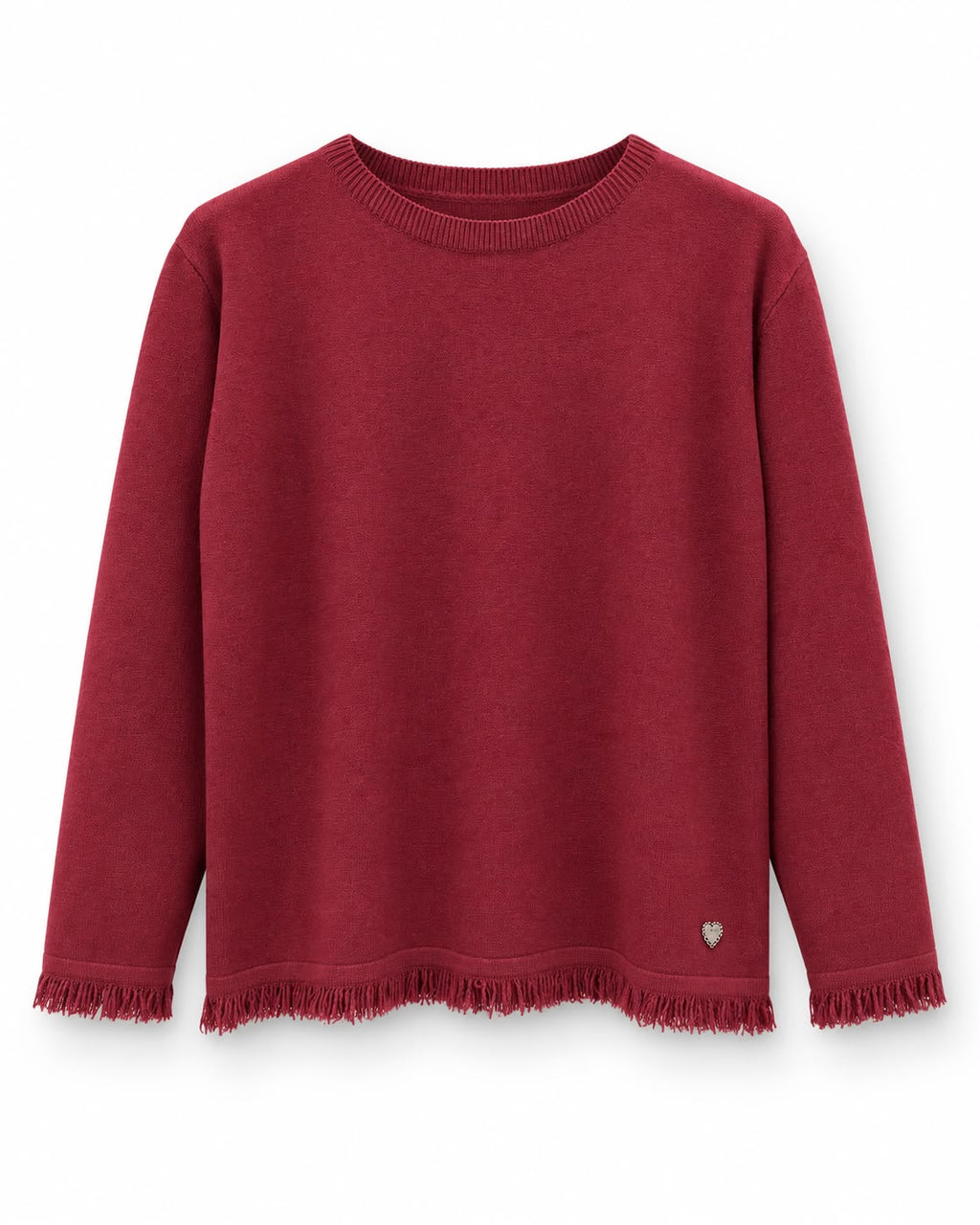Maglia frange Bordeaux