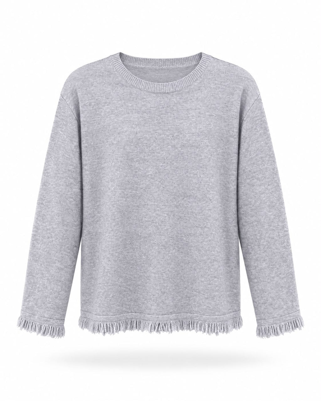 Maglia frange Grigio