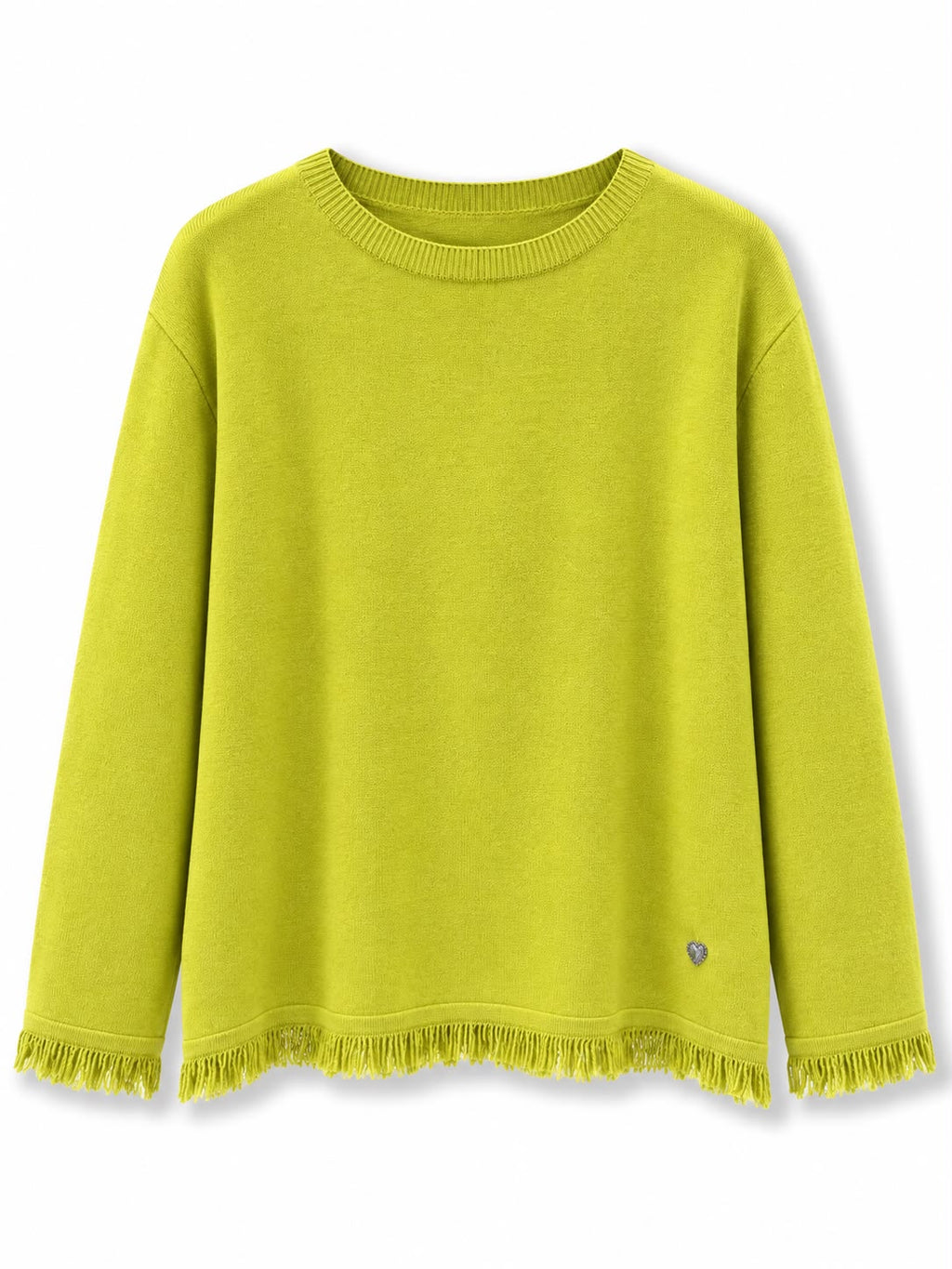 Maglia frange Verde acido