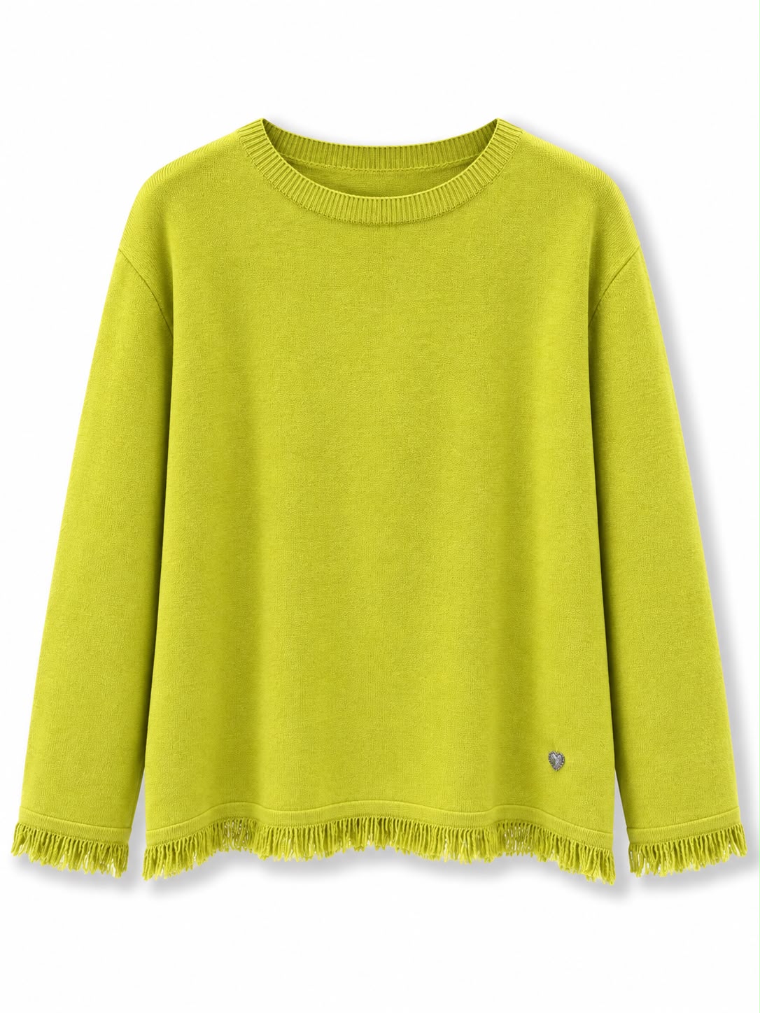 Maglia frange Verde acido