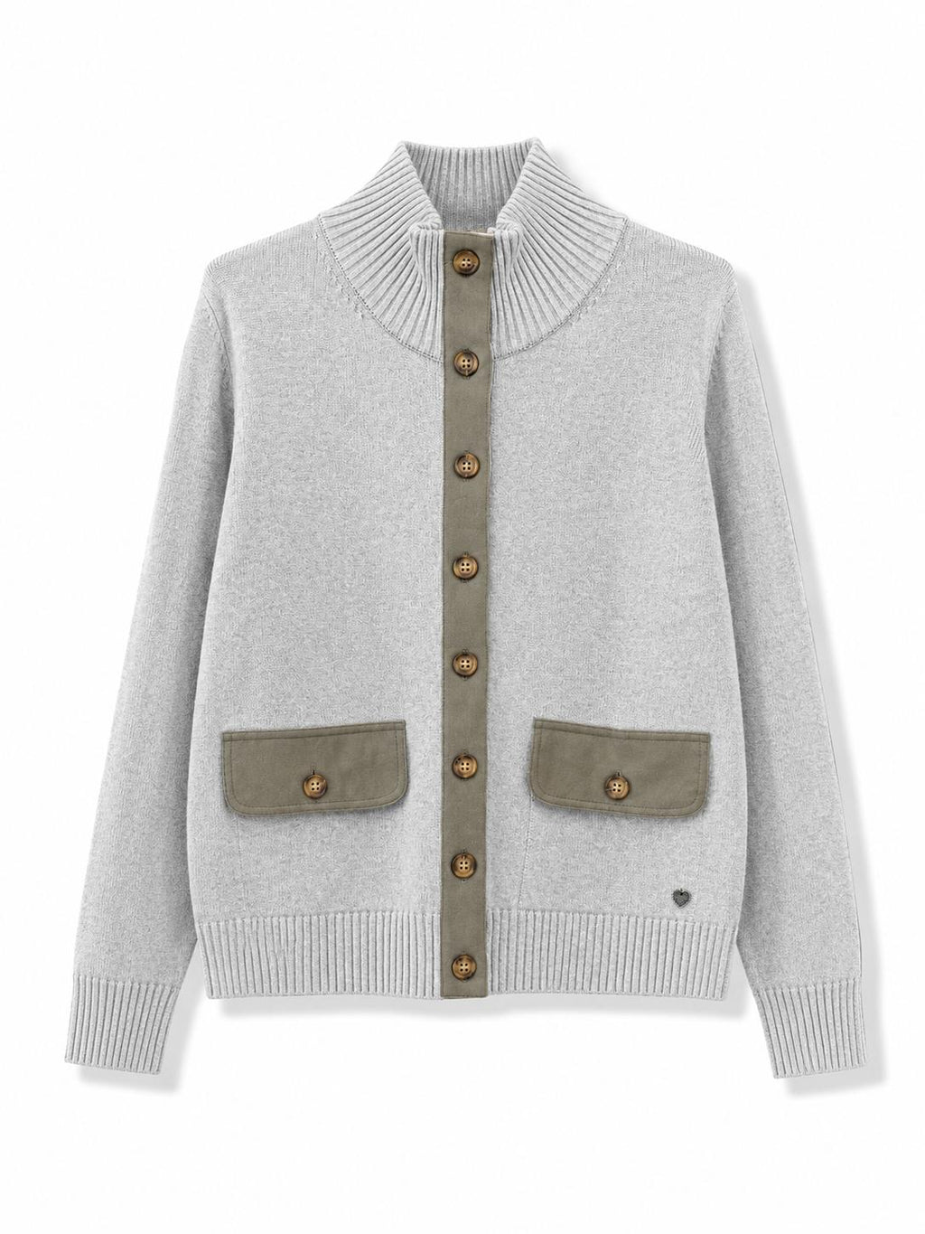 Cardigan a contrasto Perla