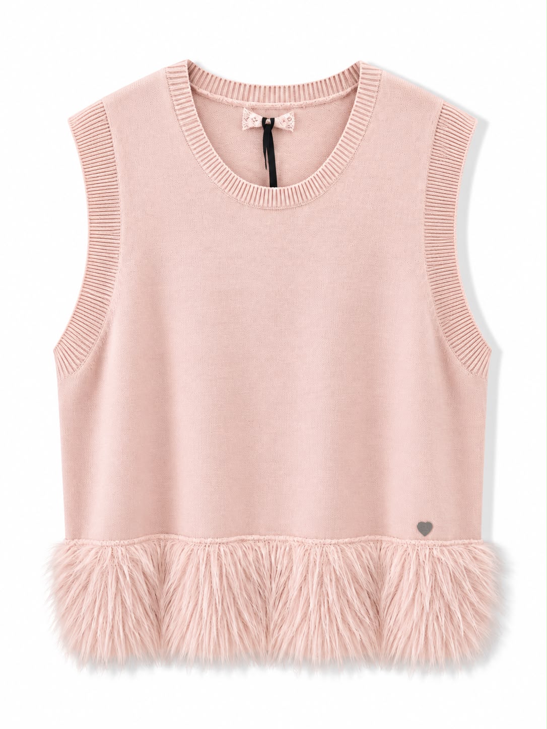 Smanicato con pelosetto sotto Rosa
