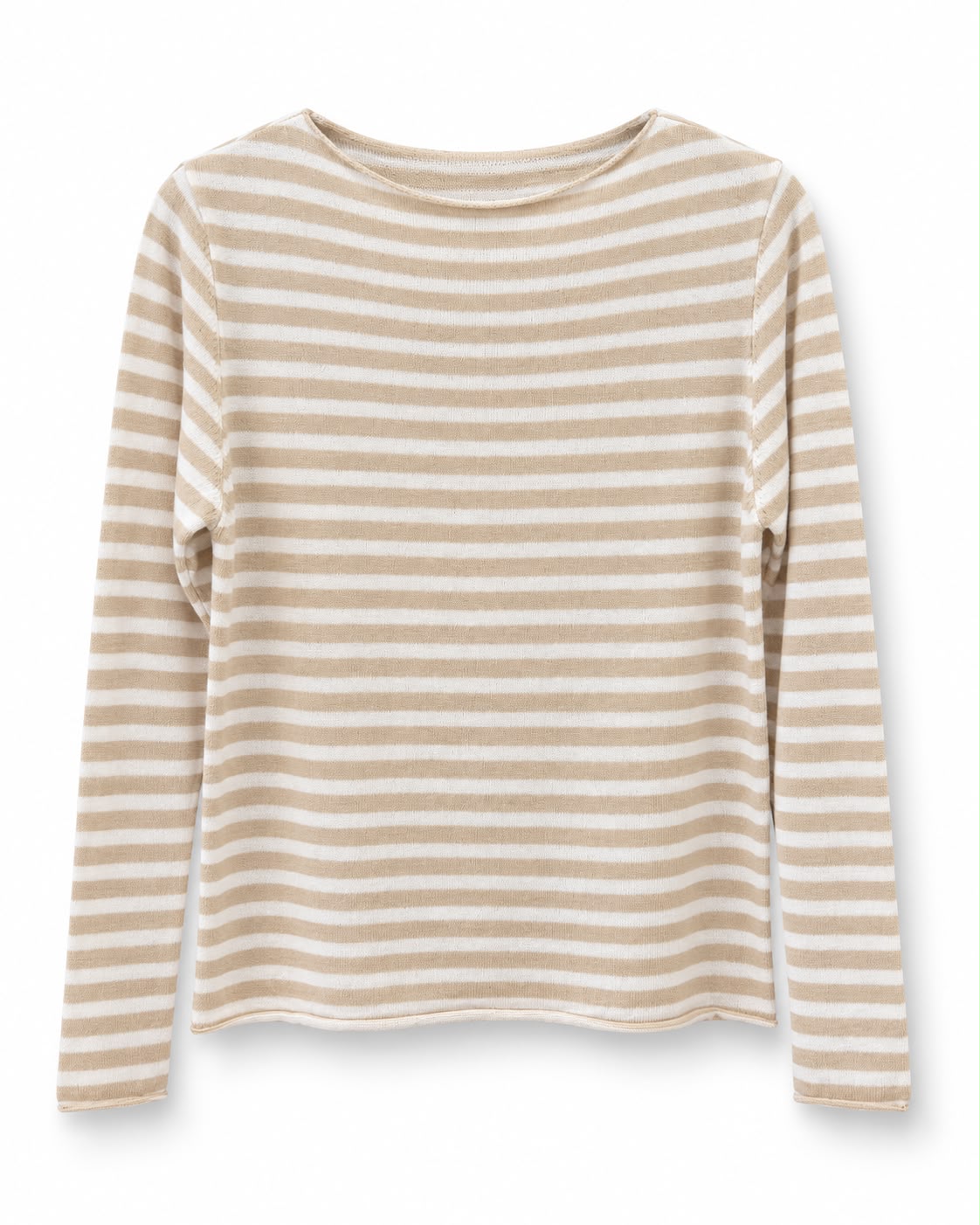 sottogiacca a righe  Beige