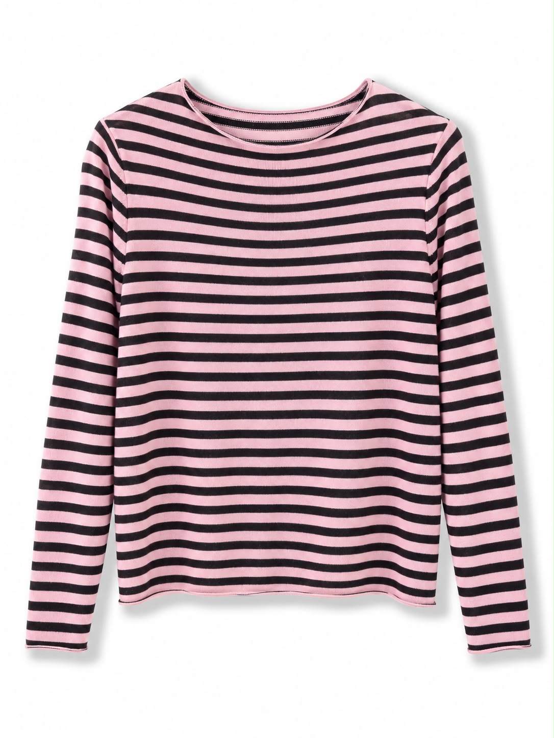 sottogiacca a righe  Rosa