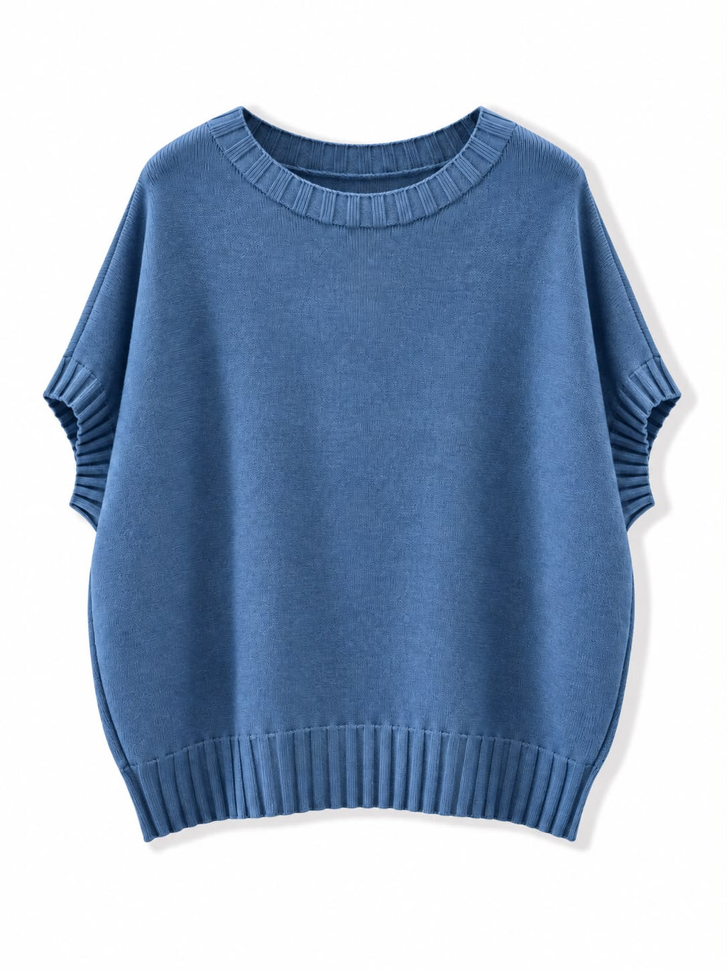 Maglia mezza manica coste sul bordo Avio