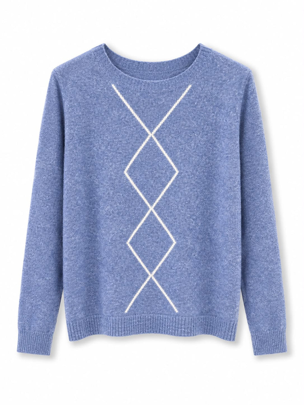 Maglione misto lana rombi Avio