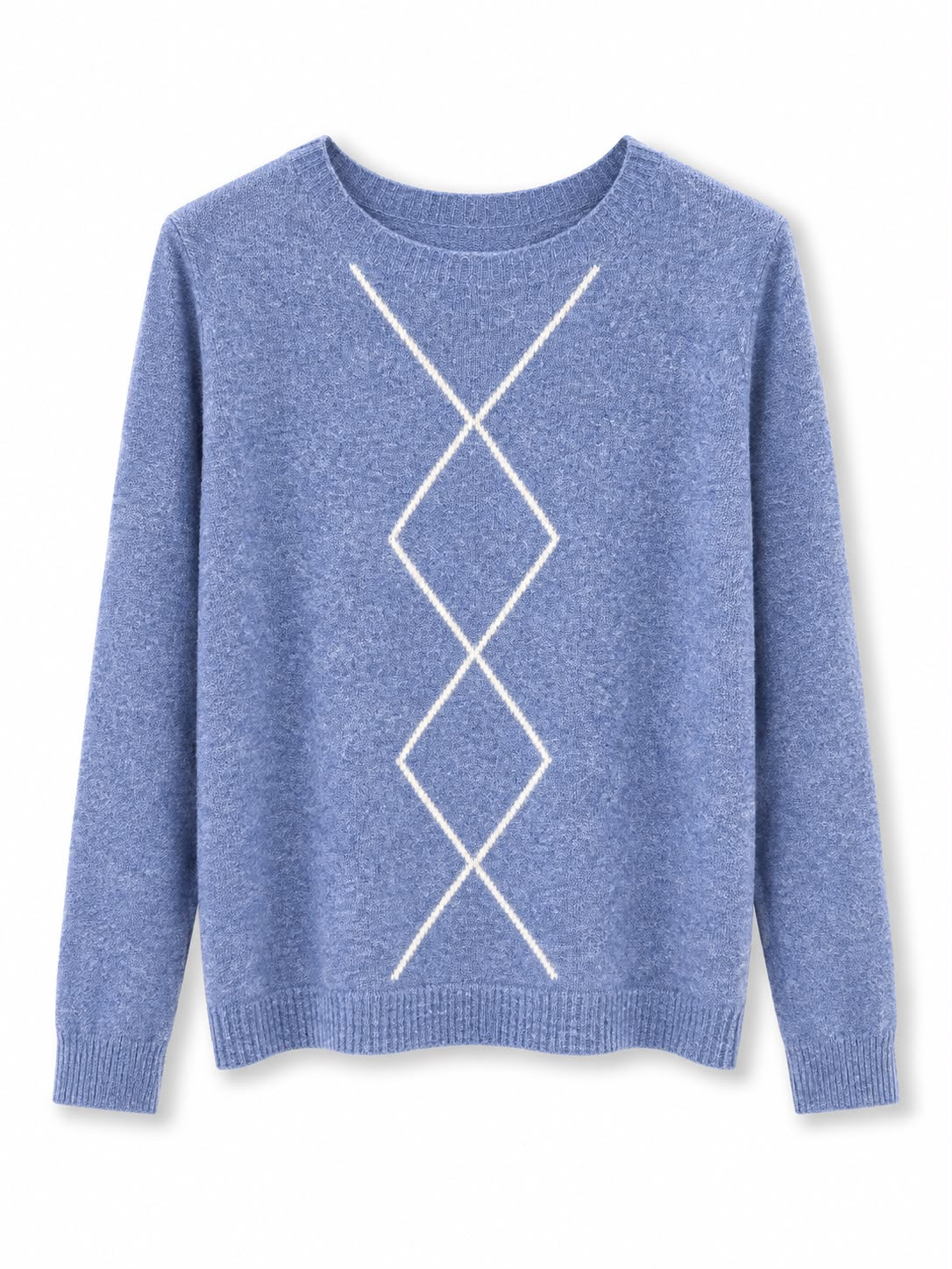 Maglione misto lana rombi Avio
