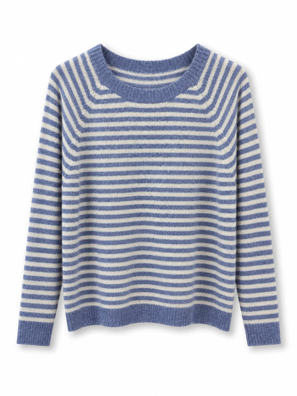 Maglione righe classica Avio