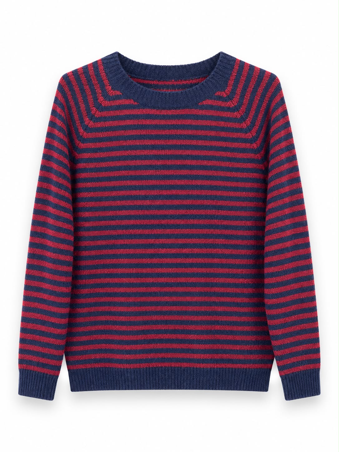 Maglione righe classica Bordeaux