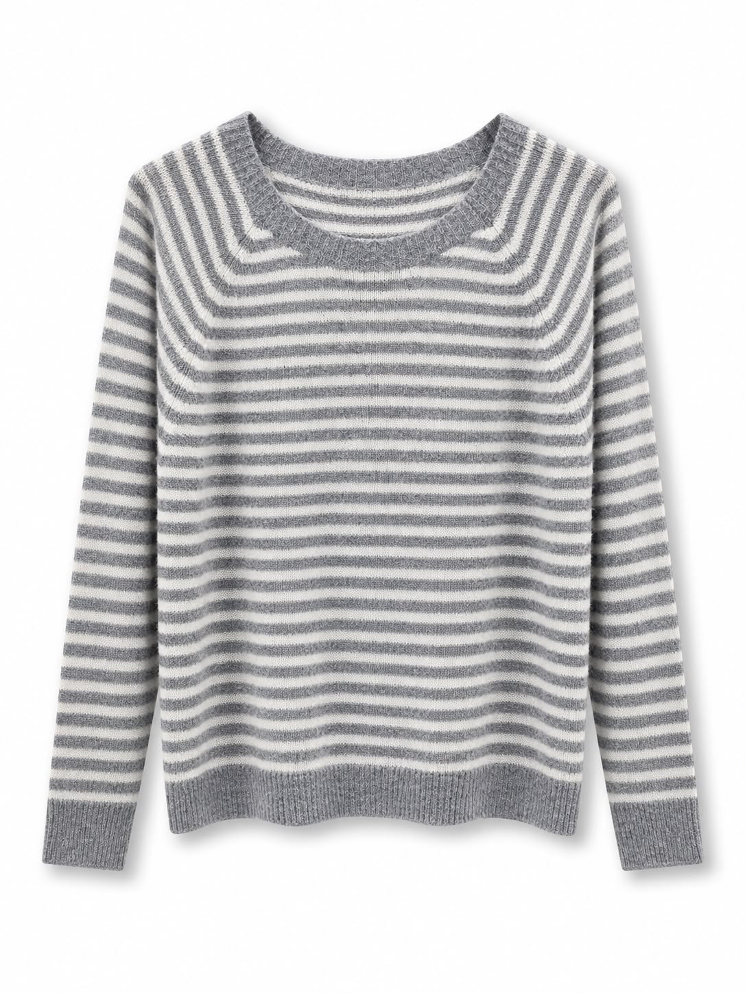 Maglione righe classica Perla
