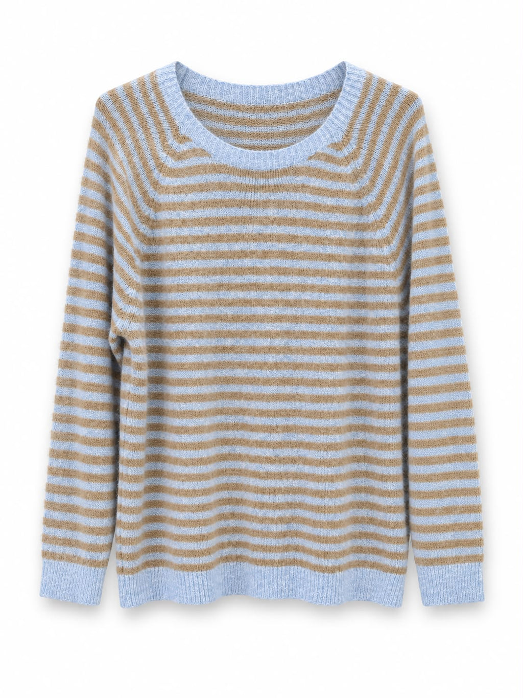 Maglione righe classica Polvere
