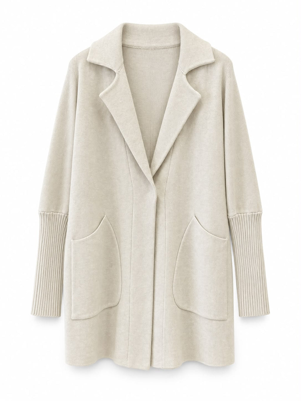 Giacca lunga Crema
