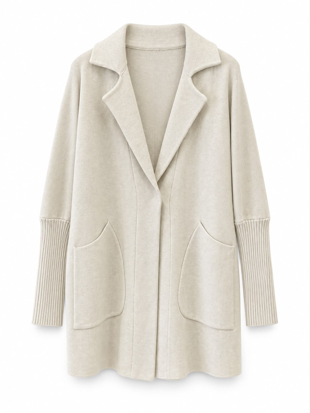 Giacca lunga Crema