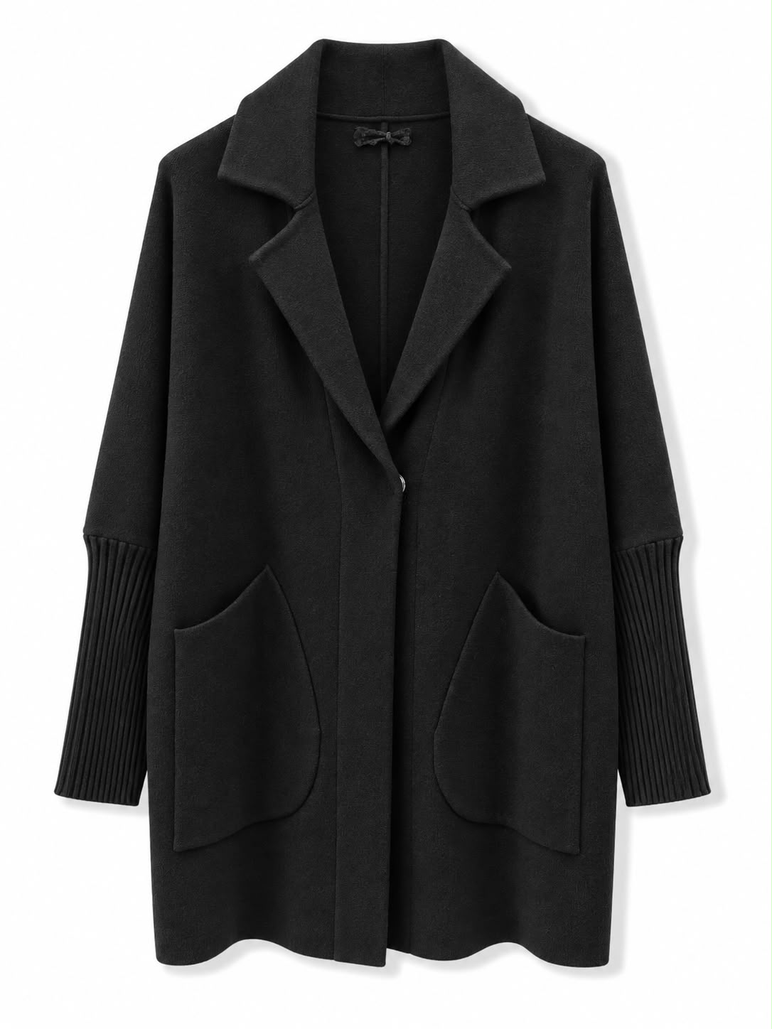 Giacca lunga Nero
