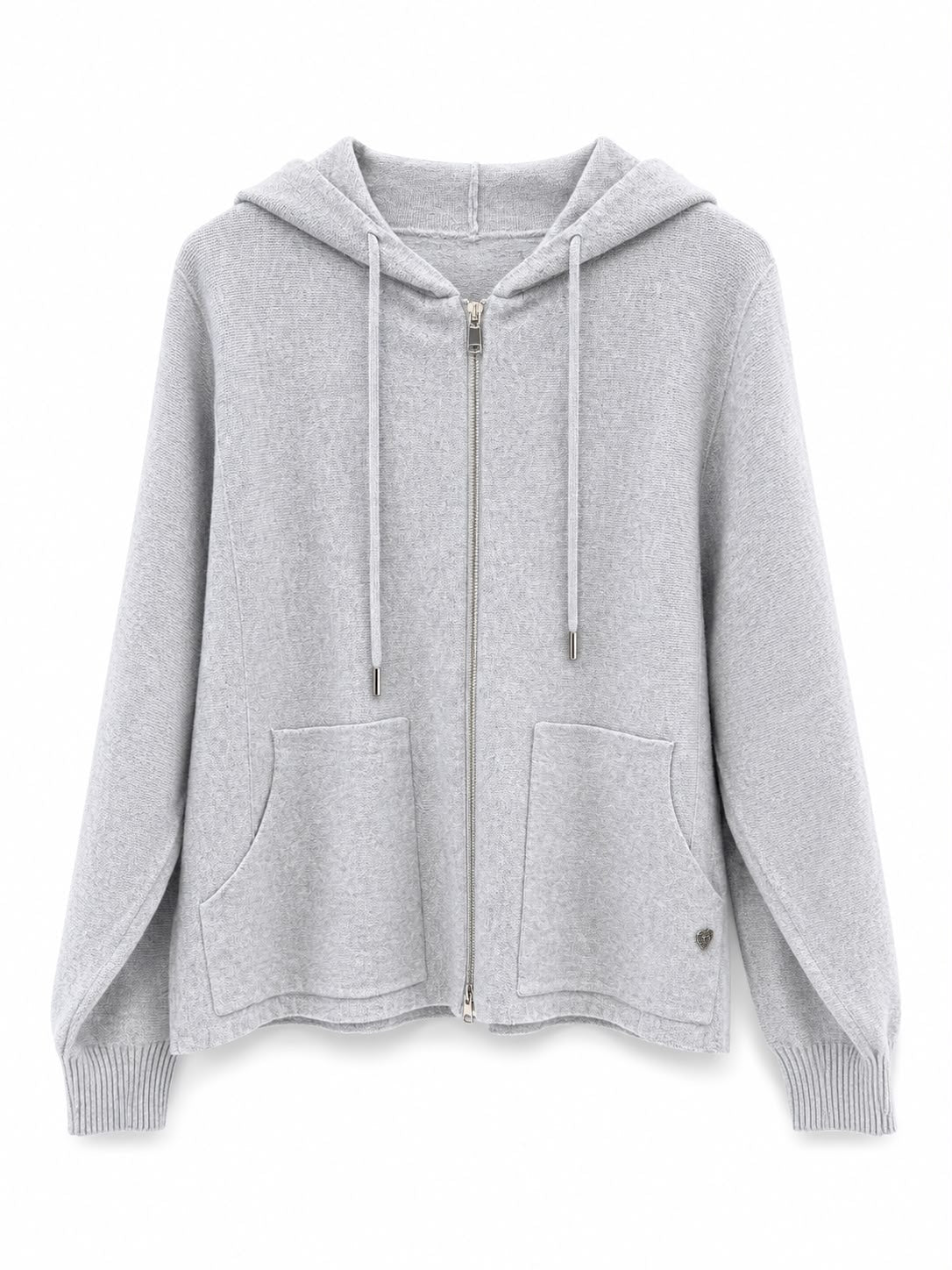 Felpa zip lunga Perla