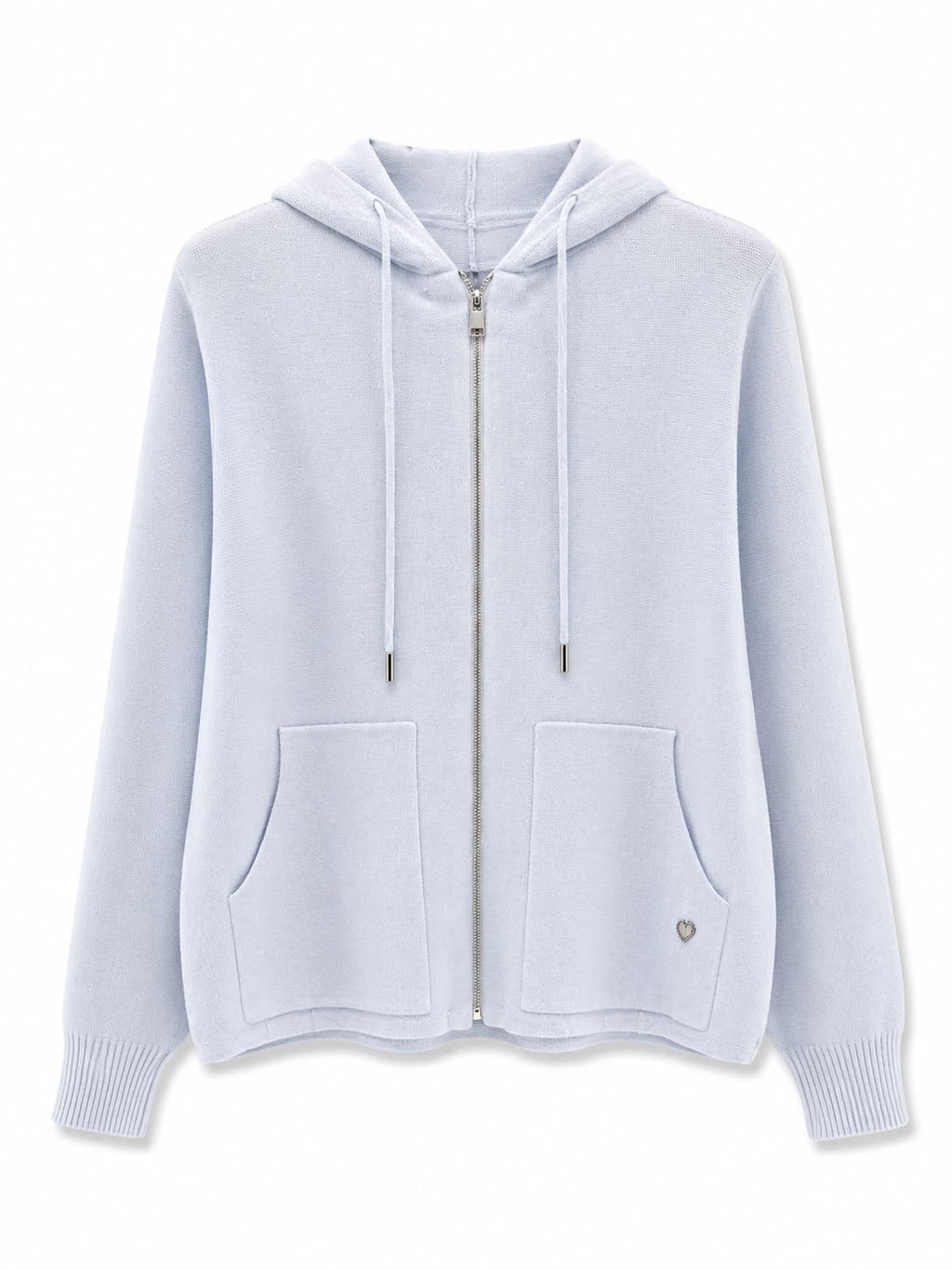 Felpa zip lunga Polvere