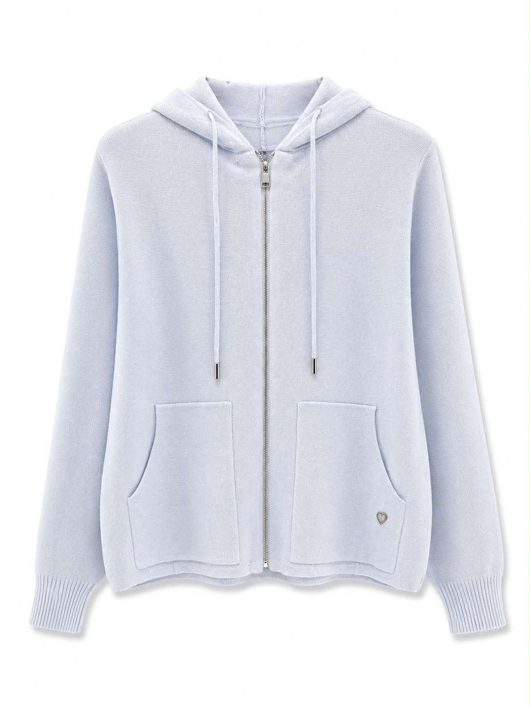 Felpa zip lunga Polvere