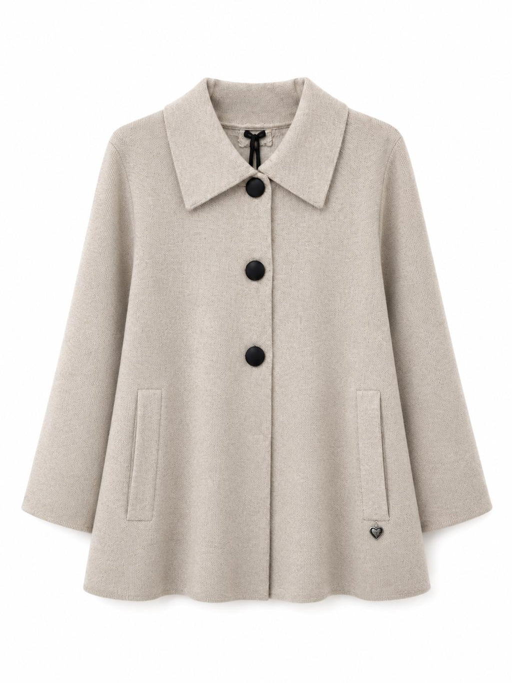 Cardigan colletto polo Sabbia