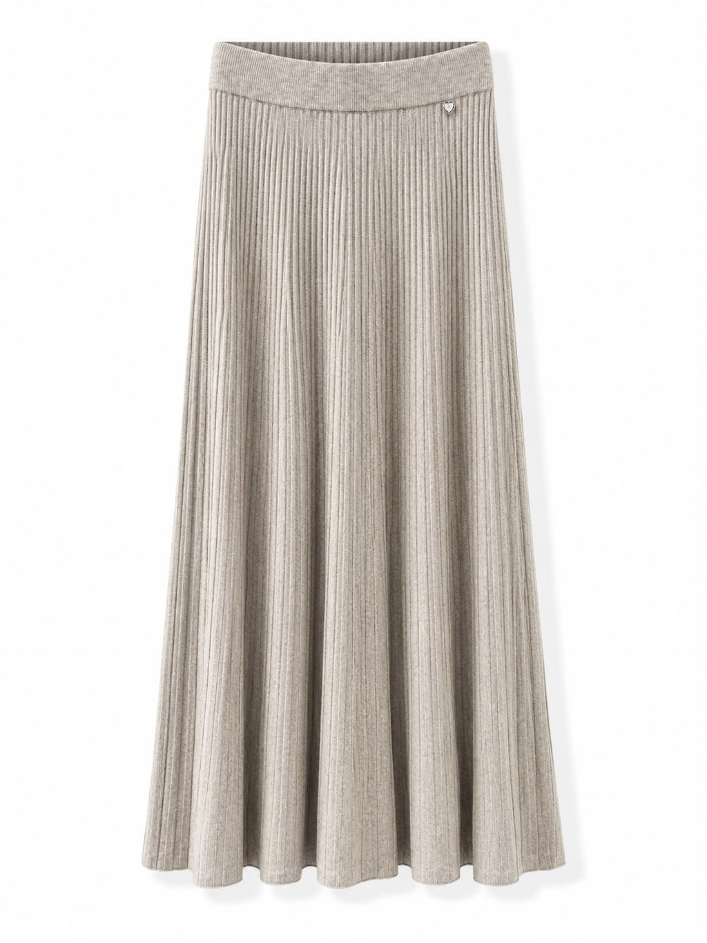 Gonna viscosa Beige