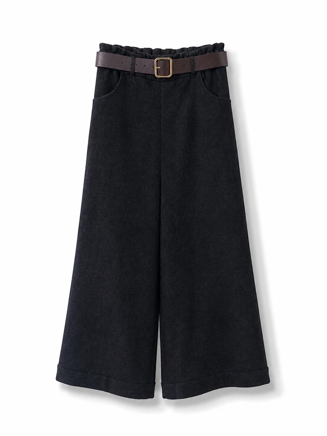 Pantaloni fustagno Nero