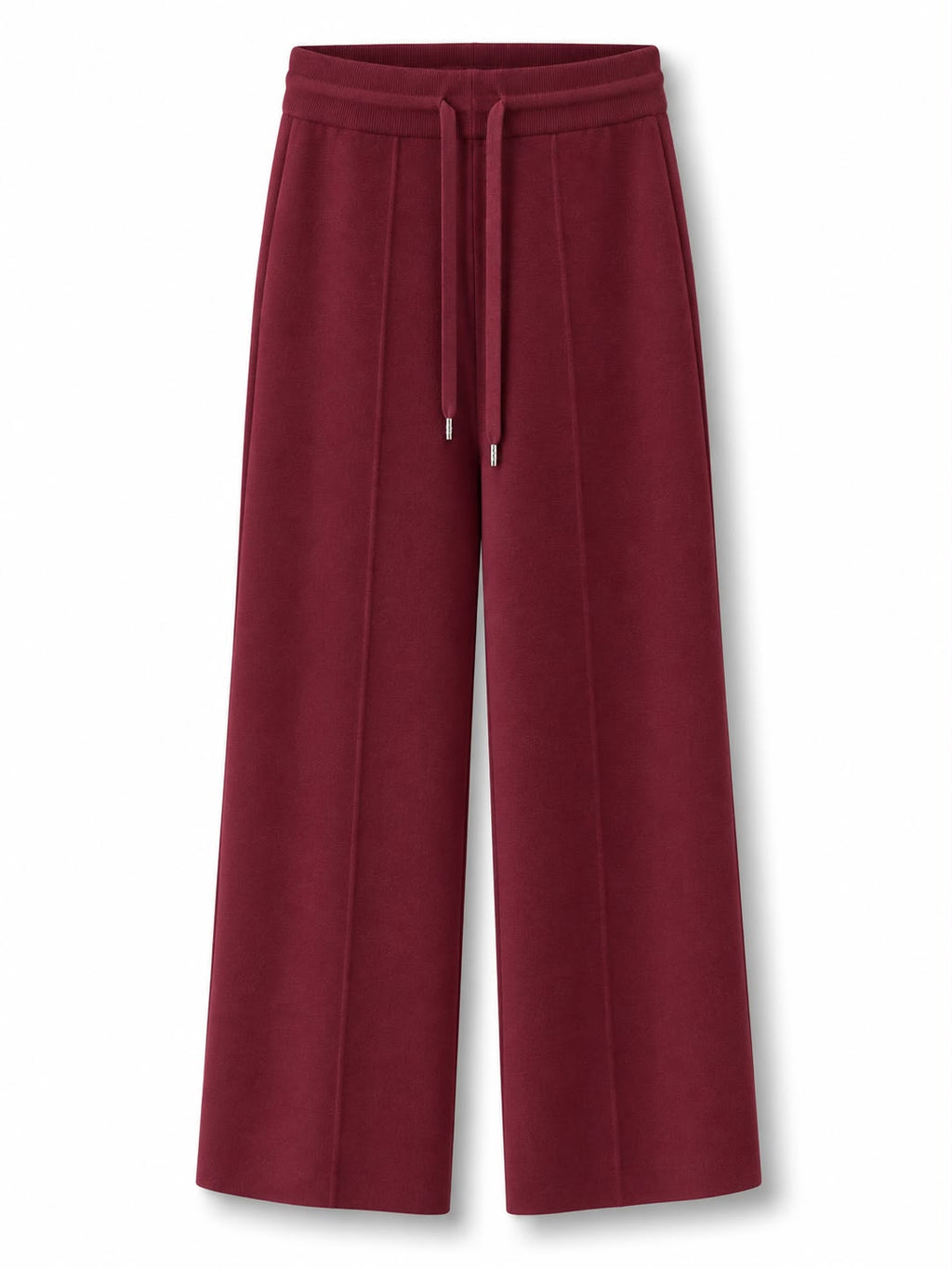 Pantaloni viscosa Bordeaux