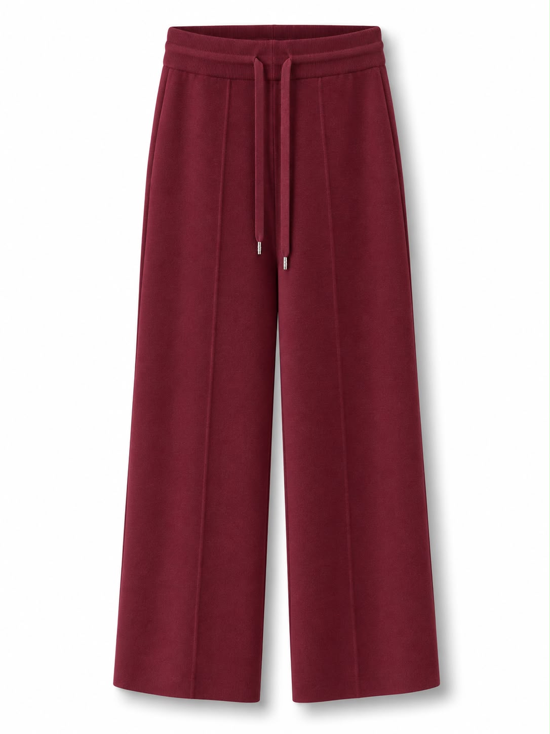 Pantaloni viscosa Bordeaux