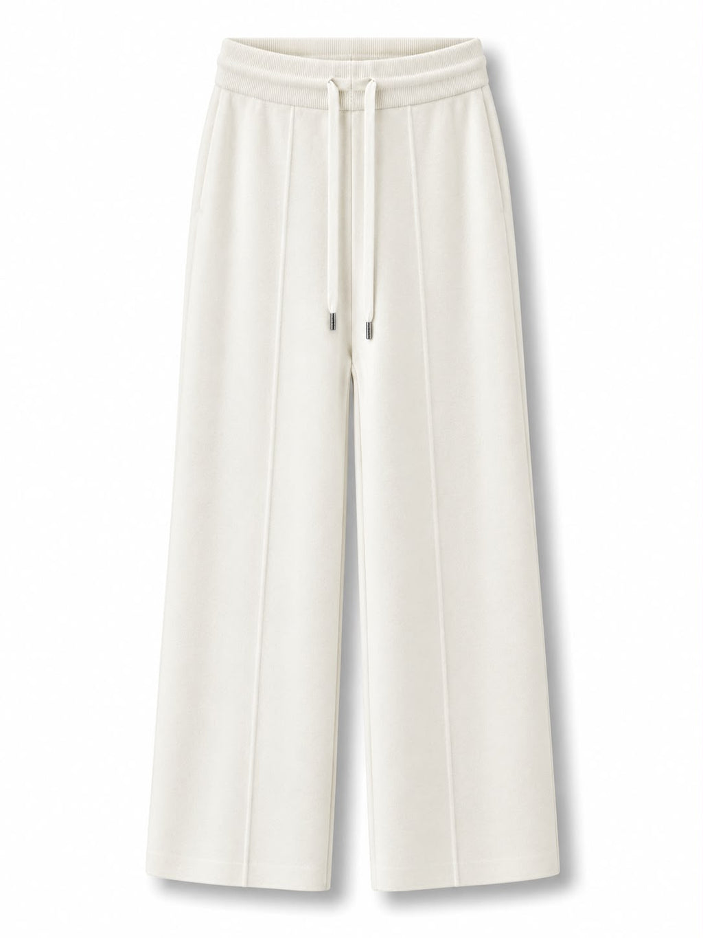 Pantaloni viscosa Panna