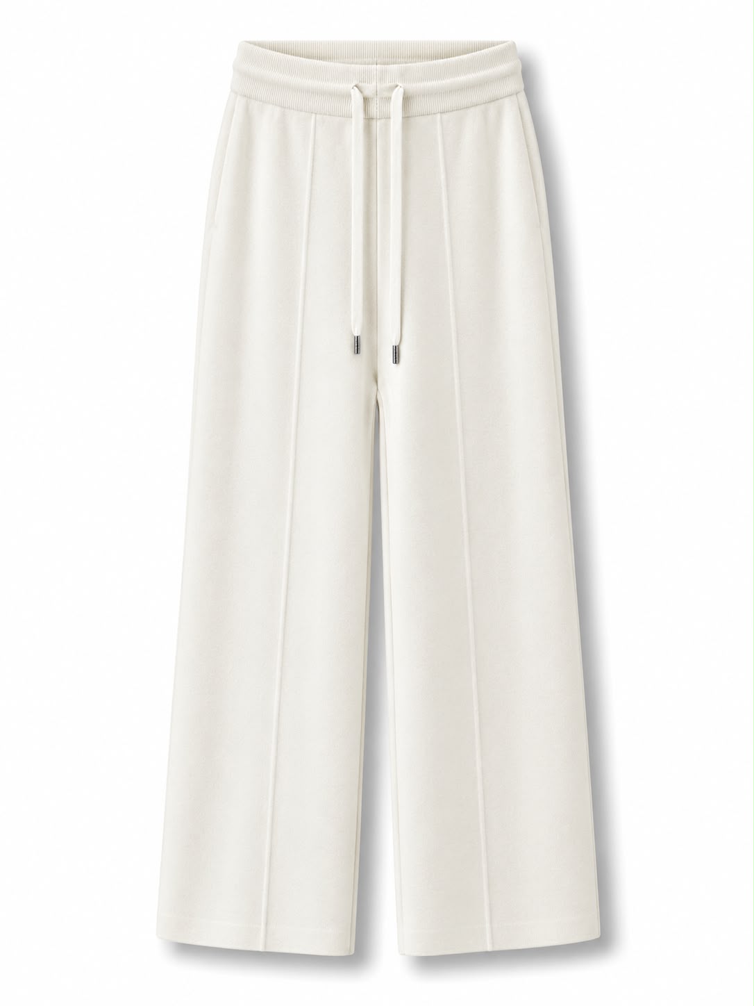 Pantaloni viscosa Panna