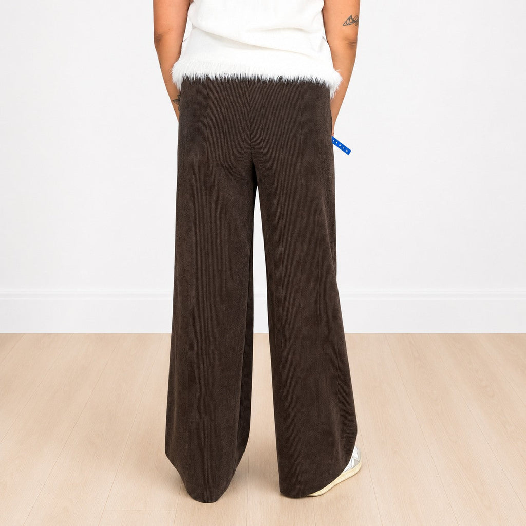 Pantaloni velluto Marrone