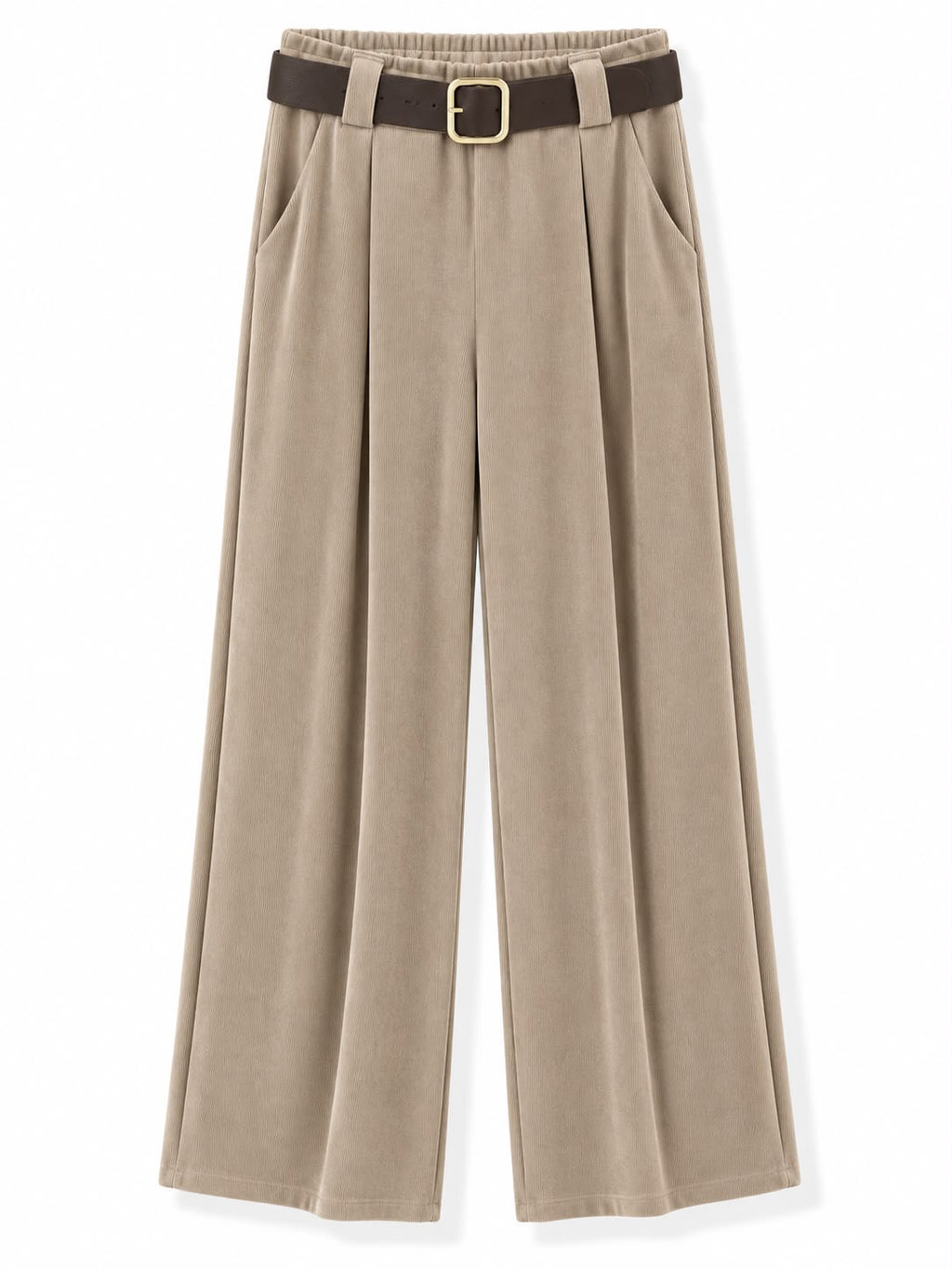 Pantaloni a costine Beige