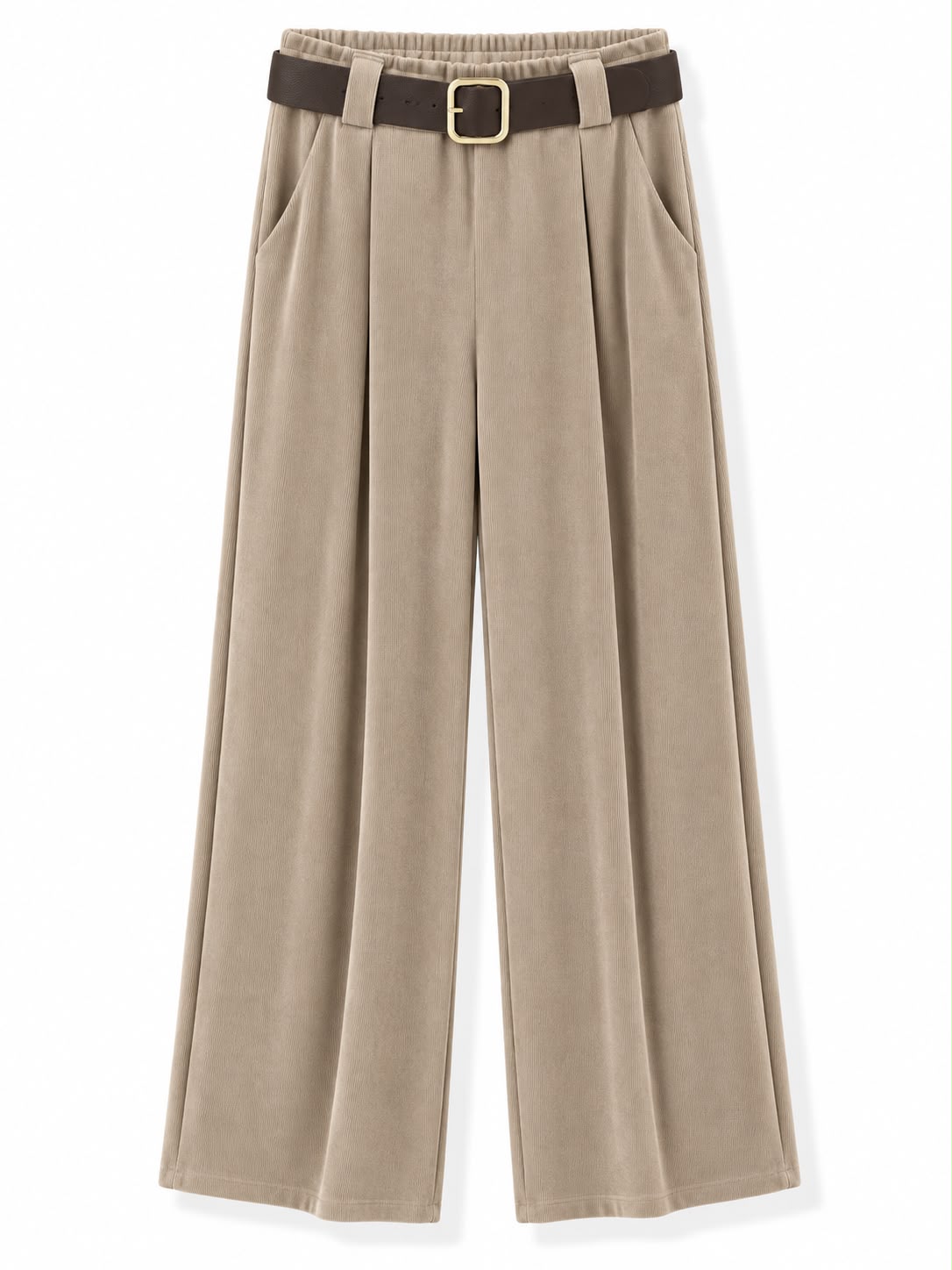 Pantaloni a costine Beige