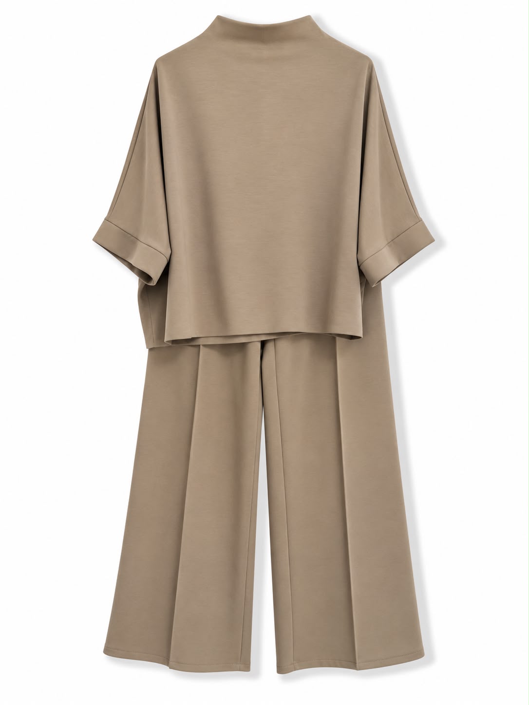 set pantalone e casacca Tortora