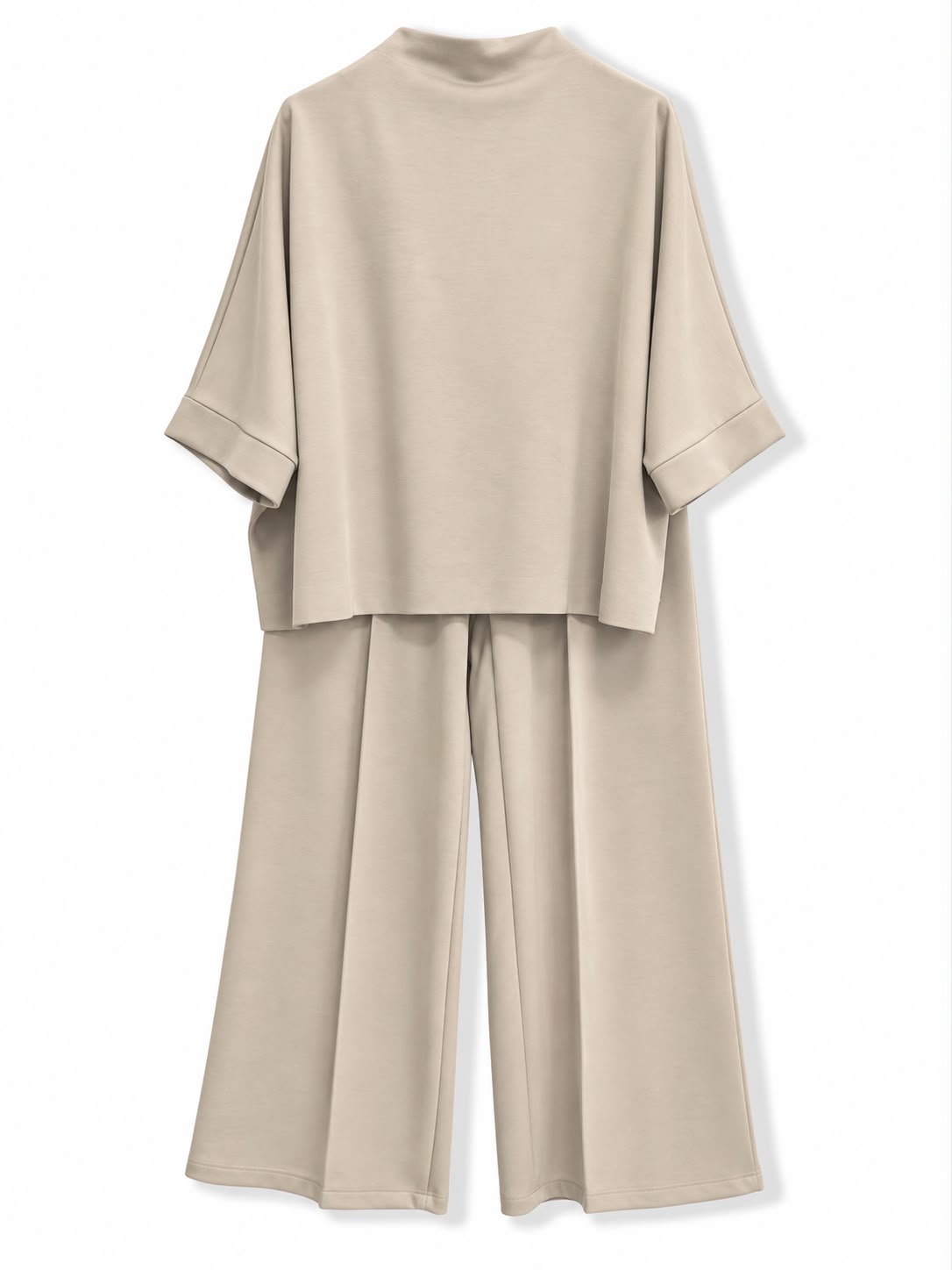 set pantalone e casacca Beige